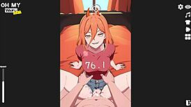 可爱力量在POV动作中传教士内射，哦我的老婆，你湿透了！