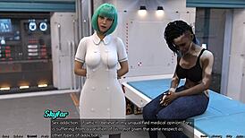 Hot Doctor Rejects Curvy Patient In Space
