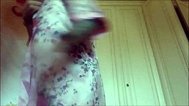 gorgeous milf catches stepson masturbating and decides to punish him with her farts