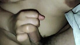 Mi Prima Sneaks into My Bed, I Fuck Her Hard, Cover Her Mouth, and She Begs for Cum on Her Big Tits