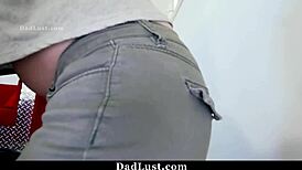 Man, stepdaddy can't control himself with my tight body! Total dadlust vibes 😳