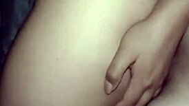 Mi Prima Sneaks into My Bed, I Fuck Her Hard, Cover Her Mouth, and She Begs for Cum on Her Big Tits