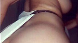 Hot teen rubs her body and cums hard 😍