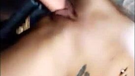 Karma Rx Squirts in Homemade Show with Big Cock Nerd