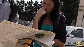 Hunt4k展示布拉格作为性旅游中心，辣妹POV口交