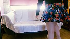 A voyeur who masturbates or masturbates while spying will be asked to strip