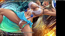 I am watching taimanin rpgx scene 73 english subbed