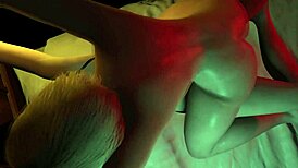 Lesbians Go Wild with Strap-On Dildo in Hot 3D Action!