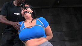 Milf BDSM Sub Tied Up For Brutal Maledom Deepthroat
