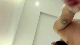 My boss and I seize the moment alone to fuck in missionary, risking pregnancy