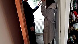 the plumber's mischief brings intense blowjob and cumshot emotions