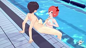 Chatting about steamy doki doki literature club hentai with foot action