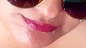 My BEST cum swallow in slow motion with big tits