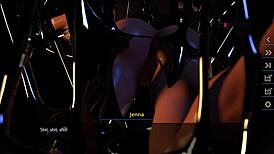 Alex Watches Jenna Change Her Dress, Then The Landlady Fingers Her In A Dream World.