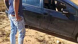 Tire puncture leads to unexpected help