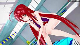 Akeno Asks For Sex In The Public Pool Hs Dxd Ntr Madness 4 Sheer Fantasyking3