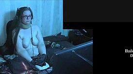 Naked playthrough of alan wake part 10 featuring a brunette bbw with big natural tits.
