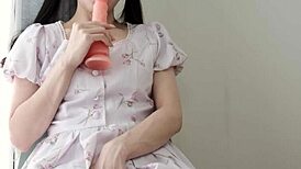 Skinny Japanese Sumire Mizuno in Hardcore Action!