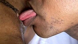 cute brunette amateur gets pussy licked on webcam