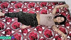 horny indian couple get wild on bed before deepthroat and fuck