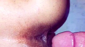 young guy wakes me up and pounds my ass hard in interracial anal