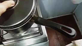 Hot dog style with bent over fun