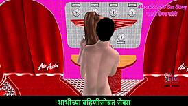 Marathi audio story of animated couple in foreplay