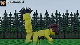 Oh yeah, lick that pussy and blowjob in lego porn!