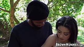 Exotic maya bijou loves outdoor bbc insertion 😍