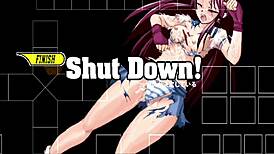 Joe Higashi and Athena Asamiya in anime action with sound