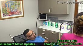 i can’t believe angel ramiraz, naked doc, jerks my restrained cock at cum clinic extraction 6. full film at guysgonegynocom!