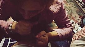 doña gives blowjobs with happy endings in lingerie, deepthroat and anal