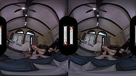 Vrcosplayx com black widow rides your big cock in cowgirl position