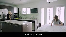 Teen 18+ step daughter as freeuse sex toy for step dad.