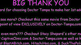 clov, stacy shepard, you getting your 1st gyno exam from doctor tampa? watch her bare all!