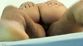 Amateur first fuck of 2024 enters pussy intensely.