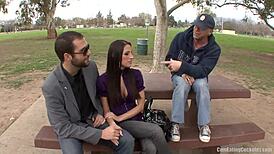 Kourtney Kane sucks big cock because she loves it 😍