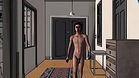 Indian Desi Stepmother Drilled by Stepson in Wild 3D Hentai Scene