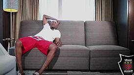 thick red bounces her big ass on rome majors huge cock doggystyle