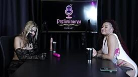 Hey, Safada, show off that eager blowjob skill! Why strip the host and confess wanting her husband after witnessing a fight? - Sta Love N Fire Sheer Red