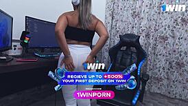 Look at this big Brazilian ass gaping.