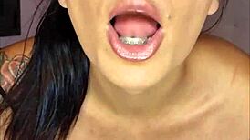 claudia bavel teases neighbor with masturbation