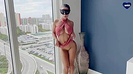 hot milf cheats on husband with sneaky pov action. her big tits bounce as she rides hard in secret affair.