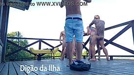 I love fucking curvy redheads on the balcony