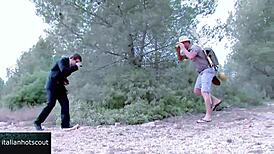 Two Beautiful Sluts Discovered And Fucked Outdoors