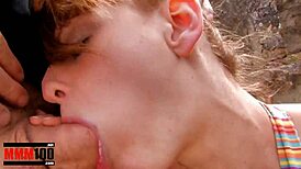 little redhead, you ready for that tight ass pounding? deep and hard, she's begging for more