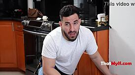 redhead teacher bosses student with cheating sex