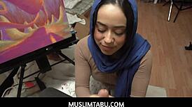 muslimtabu - hot hijab stepsister dania vegax fucked in pov