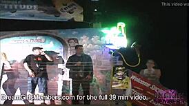 College Girls Rip Shirts Off During Wet Spring Break Bikini Fun