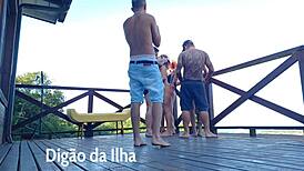 I love fucking curvy redheads on the balcony